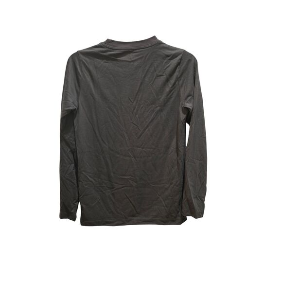 Nike Boys S Gray Long Sleeve Dri-Fit Athletic Top Performance Shirt NWT - Picture 5 of 9